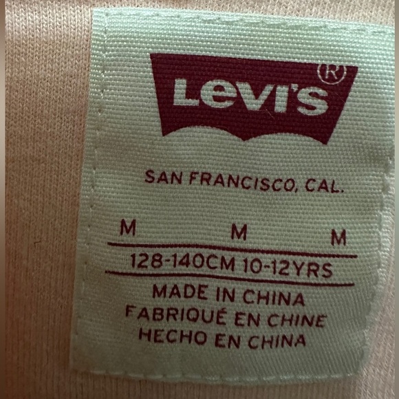 339 Levi’s| NWT $54 Women’s Peach Hoodie with Tie-Dye (Size M) - Picture 7 of 13